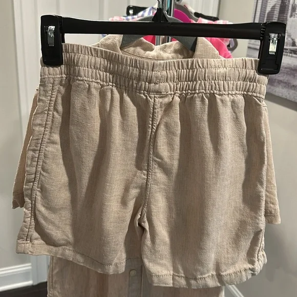 Abercrombie & Fitch linen shirt and shorts